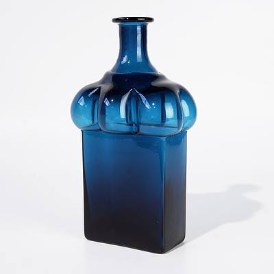 Boda Afors Bertil Vallien Blue Art Glass Vase