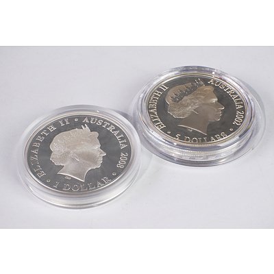 The Queen Mother 1900-2002 1oz Silver Coin and 60th Birthday HRH The Prince of Wales 1oz Silver Coin