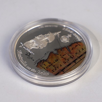 2006 Perth Mint Australia on the Map 1oz Silver Coin
