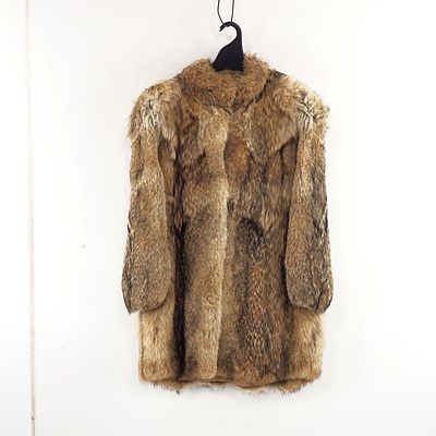 Vintage Ladies Fox Fur Coat