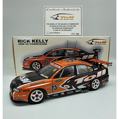 AutoArt - 2006 Holden VZ Commodore Toll Racing Rick Kelly 266/750 - 1:18 Scale Model Car