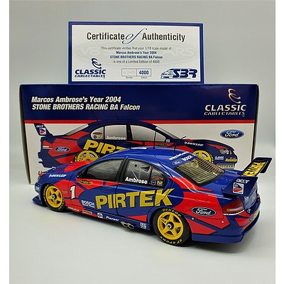 Classic Carlectables - 2004 Ford BA Falcon Stone Brothers Marcos Ambrose 945/4000 - 1:18 Scale Model Car