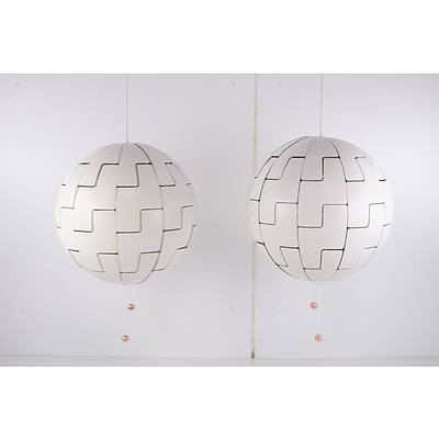 Pair of Ikea PS 2014 Pendant Lamps