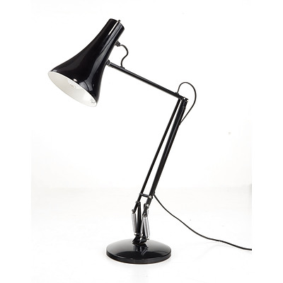 Black Enamel Anglepoise Model 90 Desk Lamp by Herbert Terry