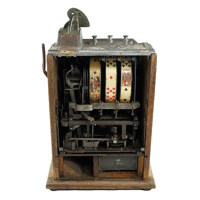 "The New Poker Machine" Vintage Poker Machine