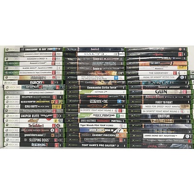Large Collection Of Xbox and Xbox 360 Games