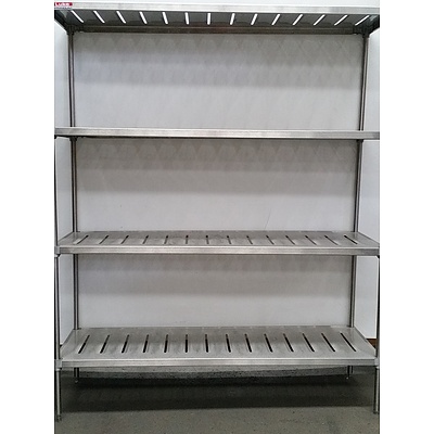 1500 Stainless Steel Coolroom Shelving Unit