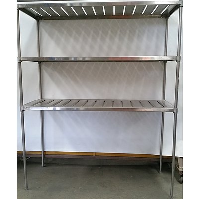 1500mm Stainless Steel Coolroom Shelving Unit