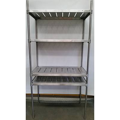 900mm Stainless Steel Coolroom Shelving Unit