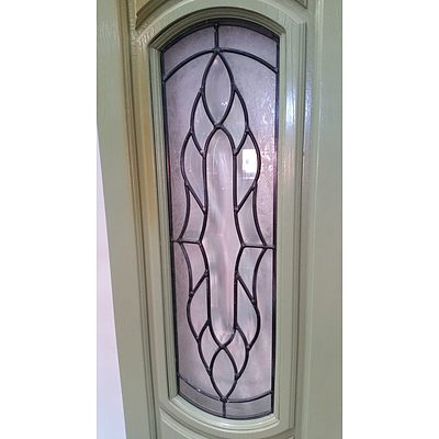 Residential Entry Leadlight Side Panel