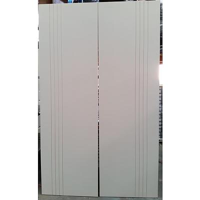 Hume Doors 2040mm x 620mm Flat Panel Doors - Lot of Two - New