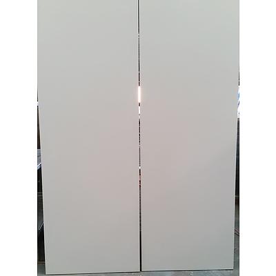 Hume Doors 2040mm x 720mm Flat Panel Doors - Lot of Two - New