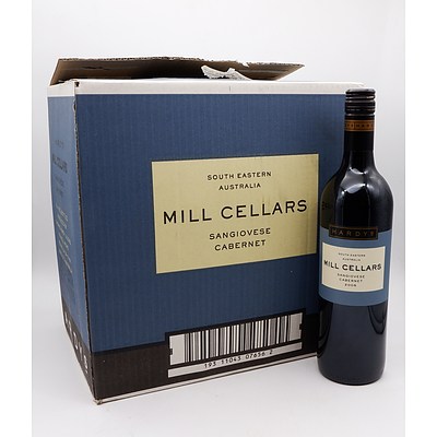 Case of 12x Hardy's Mill Cellars 2005 Sangiovese Cabernet 750ml