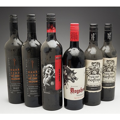 Case of 6x Various Shiraz 750ml Bottles Including Claymore Wines, Wine Men of Gotham and More