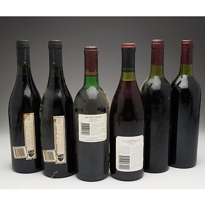 Case of 6x Various Shiraz 750ml Bottles Including Jacob's Creek, Joadja Vineyard and Plunkett