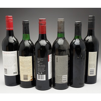 Case of 6x Various Shiraz 750ml Bottles Including Cofield Wines, Campbells and Yalumba
