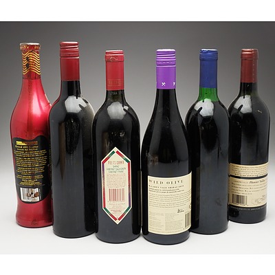 Case of 6x Various Shiraz 750ml Bottles Including Arrowfield, Wild Olive, Montrose and More