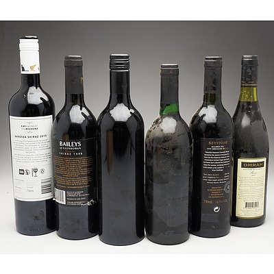 Case of 6x Various Shiraz 750ml Bottles Including Baileys of Glenrowan, Tatachilla, Ettamogah Pub and More