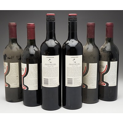 Case of 6x Various Mixed Wine 750ml Bottles Including Madew Merlot, Madew Cabernets and Longview Vineyard Cabernet Sauvignon