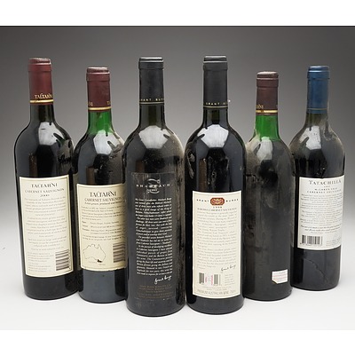Case of 6x Cabernet Sauvignon 750ml Bottles Including Grant Burge, Taltarni and Tatachilla