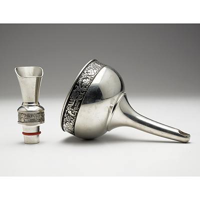 Royal Selangor Pewter Wine Funnel and Wine Pourer