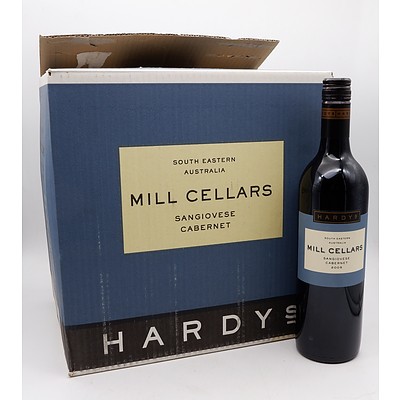 Case of 12x Hardy's Mill Cellars 2005 Sangiovese Cabernet 750ml