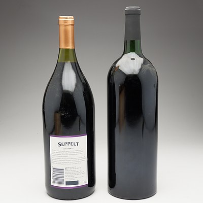 One Bottle of Seppelt 2003 Shiraz 1.5 Litre and One Bottle of Jim Murphy's Vintage 2002 Shiraz 1.5 Litre