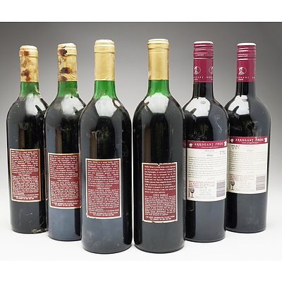 Case of 4x Pfeiffer Wines Shiraz 750ml and 2x Arrogant Frog Shiraz 750ml