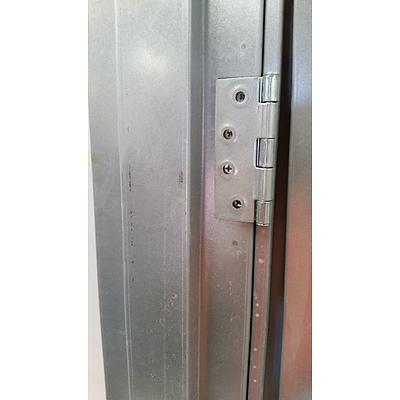 Simple Steel Products 2055mm Galvanised Steel Door Frames - Lot of Two - New
