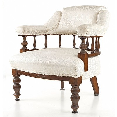 Late Victorian or Edwardian Tub Chair