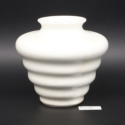 Vintage Miniature Carlton Ware White Glazed Ceramic Vase