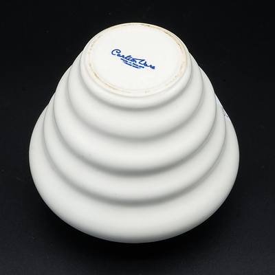 Vintage Miniature Carlton Ware White Glazed Ceramic Vase
