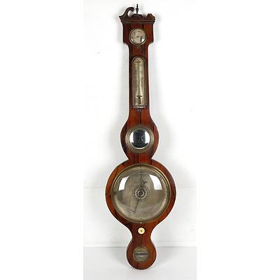 Victorian Mahogany Barometer