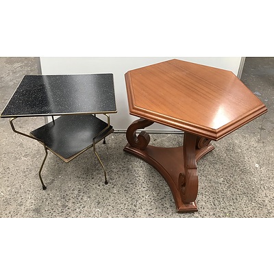 Retro And Other Side Tables -lot Of Four