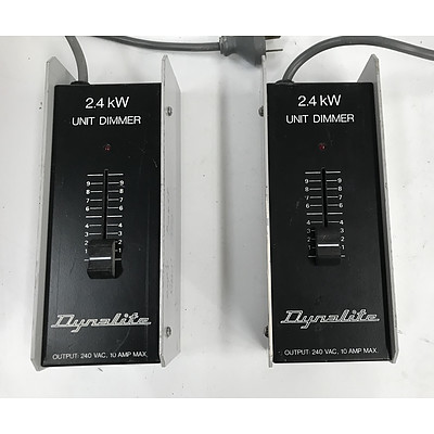 Dynalite 2.4KW Light Dimming Unit -Lot Of Two