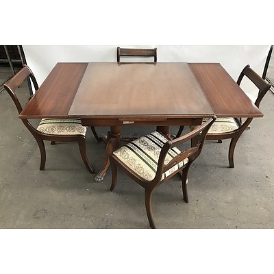 Five Piece Extension Dining Table Setting