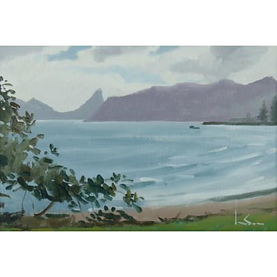 Inson, Graeme (1923-2000) 'Mt Eliza From Cross Lagoon, Lord Howe Island' 1999 