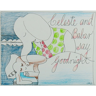 Blackman, Charles (1928-2018) 'Celeste And Babar Say Goodnight' From Babar And Celeste Suite 1993
