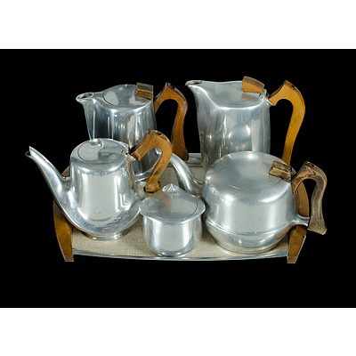 Picquot Ware Tea and Coffee Service