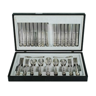 Canteen Wiltshire Silver Plate Cutlery Service