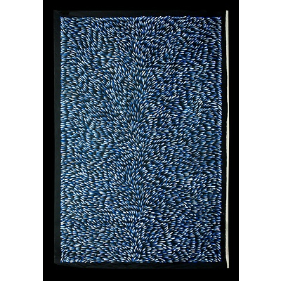 Petyarre, Gloria (Born C.1938) 'Bush Medicine Leaves' Acrylic on Canvas, Unframed