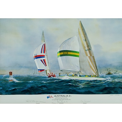 Australia II - Defeating Liberty USA In The Final Race For The America's Cup 1983