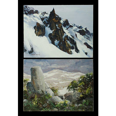 Waite, Allan (1924-2010) 'Rocks Of Charlotte's Pass,' and 'Ppring, Charlotte's Pass' (2)