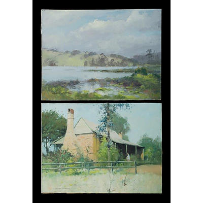 Waite, Allan (1924-2010) 'Old Merrindale, Grose Vale' and 'Sunday, Fitzroy Falls Reservoir' (2)