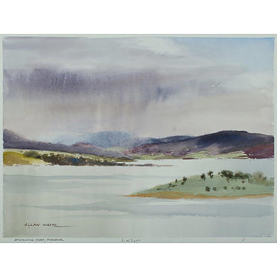Waite, Allan (1924-2010) 'The Loner, Spencers Creek' and 'Approaching Storm, Jindabyne' (2)