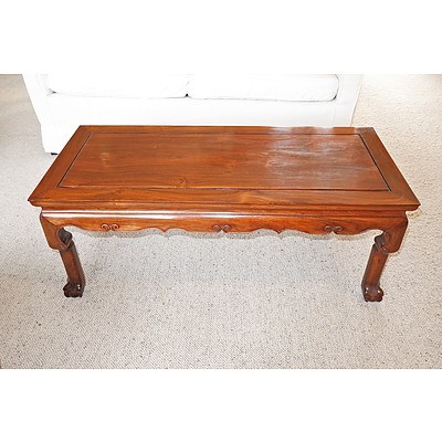 Chinese Rosewood Kang Table, Mid 20th Century