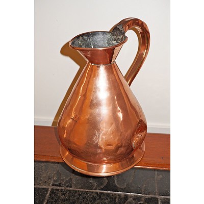 Antique Copper One Gallon Measure