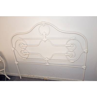 Antique Iron Bed End