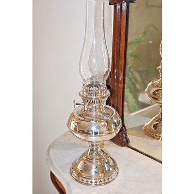 Rayo Junior Silver Plated Oil Lamp