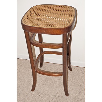 Bentwood and Cane Stool